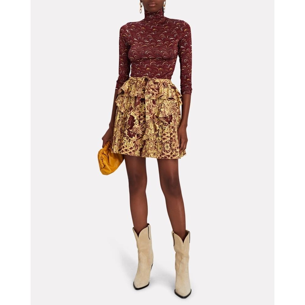 ULLA JOHNSON Sigrid Pleated Skirt